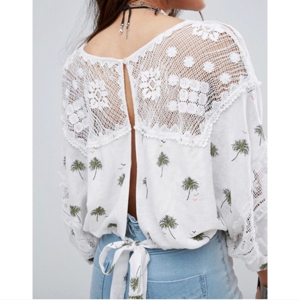 FREE PEOPLE crochet top - Picture 3 of 8